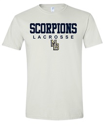 NB Lacrosse Short Sleeve White T - Orders due Monday, April 10, 2023